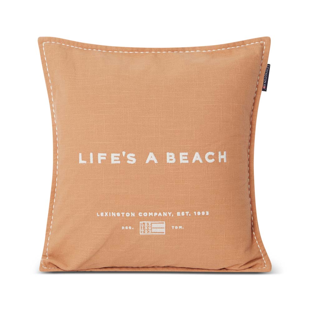 Lexington Life´s A Beach Embroidered Cotton Kuddfodral